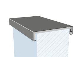 Wall coping system D